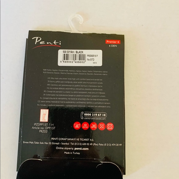 Bundle of 3 packs Ultra thin 6 Den knee-highs silky matt black sandal foot - Picture 4 of 4